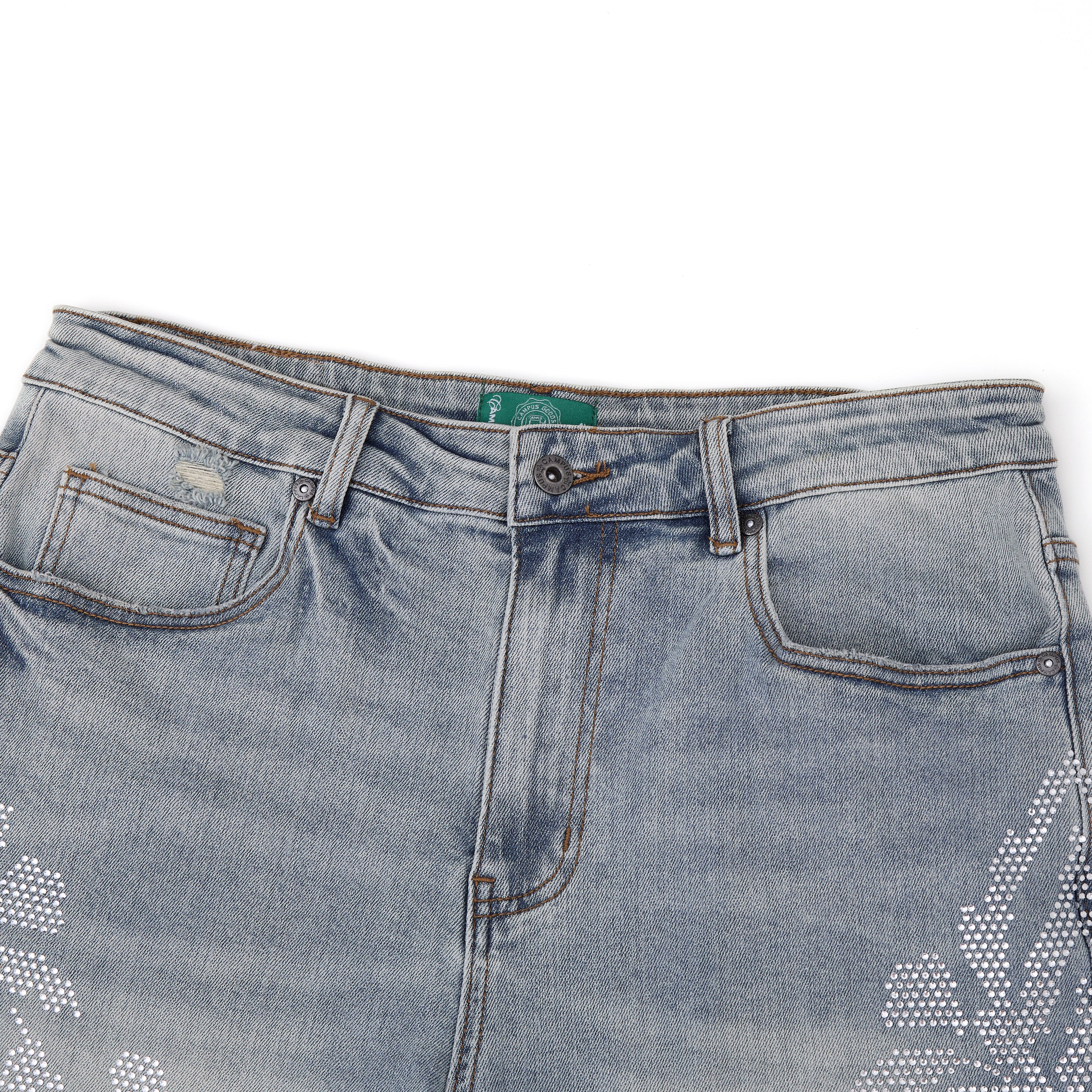 Flur De Lis Jorts (Blue Wash)